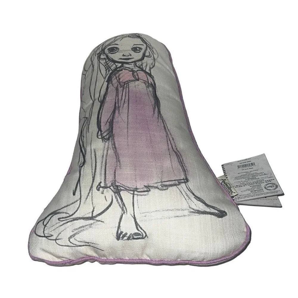 Disney Animators’ Collection Rapunzel Decorative Pillow Lavender Purple NEW
